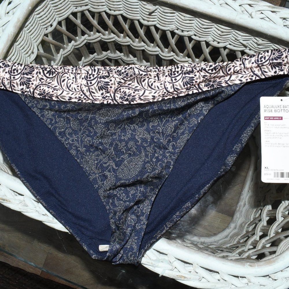 Athleta Multicolored Bikini Bottom NWT